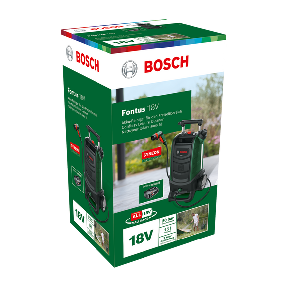 Bosch Cordless Outdoor Cleaners Fontus 18V
