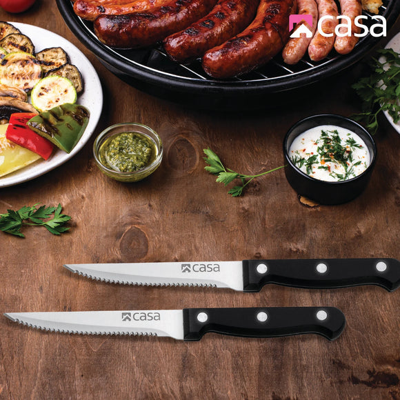 Casa Como 4Pc Steak Knife Set