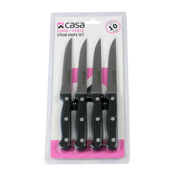 Casa Como 4Pc Steak Knife Set