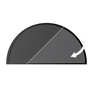 Image of a KAMADO JAN Cast Iron Half Moon Griddle X-LARGE 1