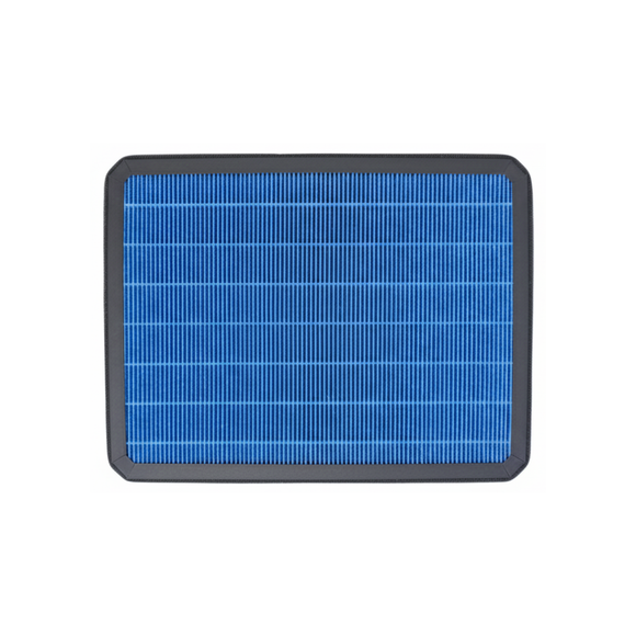 Image of a Crystal Aire 8L Desiccant Dehumidifier Filter out of packaging