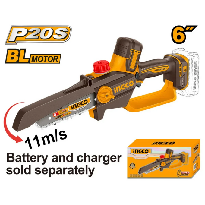 Ingco 20V Cordless Pruner Saw
