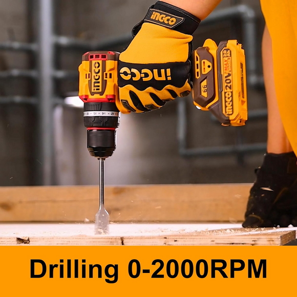 Ingco 20V Lithium-Ion Impact Drill CIDLI206681