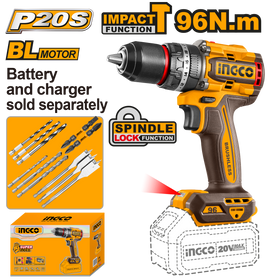Ingco 20V 96Nm Cordless Impact Drill CIDLI209681