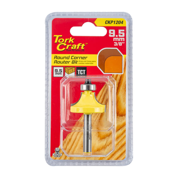 Image of a Tork Craft Router Bit Corner Round 3/8'