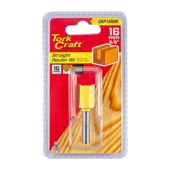 Image of a Tork Craft Router Bit Straight 16mm