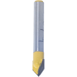 Image of a Tork Craft Router Bit V Groove 90 Degree 1/2'