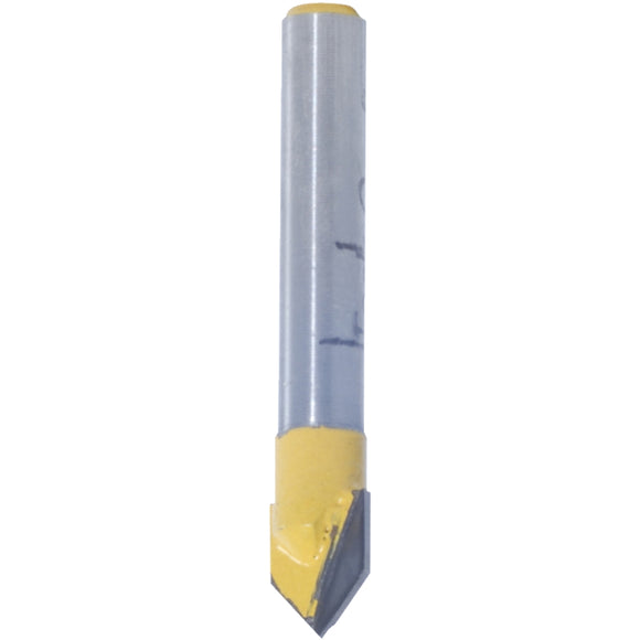 Image of a Tork Craft Router Bit V Groove 90 Degree 1/2'