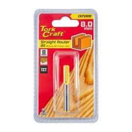 Image of a Tork Craft Router Bit Straight 8mm