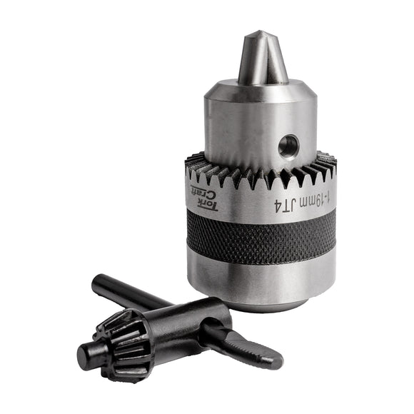 Image of a Tork Craft Chuck & Key 1.0 - 19.0 JT4 Taper Mount.