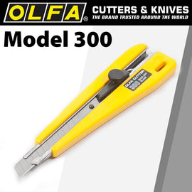 Image of a Olfa Model 300 Screw Lock  Snap Off Knife Cutter