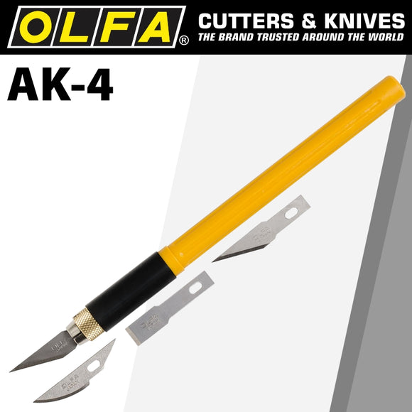 Image of a Olfa Art Knife Professional Includes 4 Assorted Blades