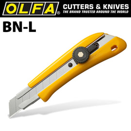 Image of a Olfa Cutter Model Bn-L Screw Lock Snap Off Knife 18mm
