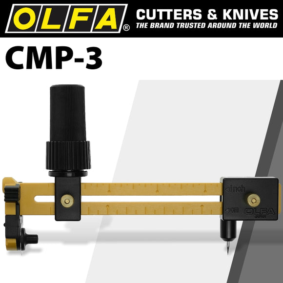 Image of a Olfa Compass Cutter With 18mm Rotary Blade