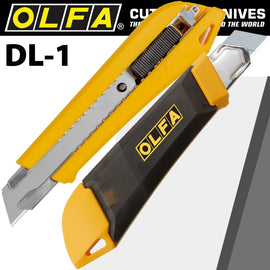 Image of a Olfa Knife Incoporating Snap Off Blade Dispenser Snap Off Type 18mm