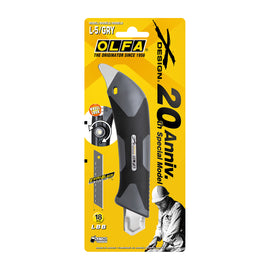 Image of a Olfa Cutter Heavy Duty Cutter Gray Wheel Lock