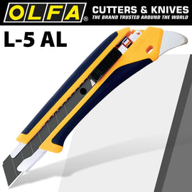 Image of a Olfa Cutter 18mm With Auto Lock Heavy Duty Snap Off Knife Cutter