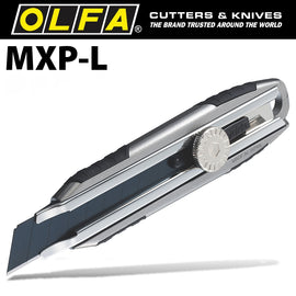 Image of a Olfa Cutter 18mm With Blade Wheel Lock + Excelblack Blade