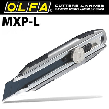 Image of a Olfa Cutter 18mm With Blade Wheel Lock + Excelblack Blade