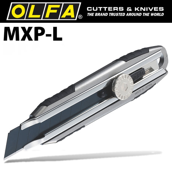 Image of a Olfa Cutter 18mm With Blade Wheel Lock + Excelblack Blade