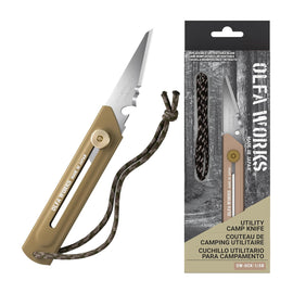 Image of a Olfa Utility Camp Knife Sand Colour