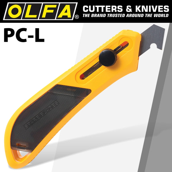 Image of a Olfa Heavy Duty Plastic & Laminate Cutter Retractable Blade