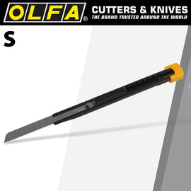 Image of a Olfa Model 'S'  Compact Cutter Snap Off Knife All Steel Body