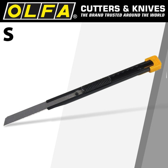 Image of a Olfa Model 'S'  Compact Cutter Snap Off Knife All Steel Body