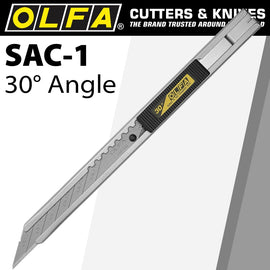 Image of a Olfa Graphic Art Knife Stainless 30-Degree Angled Snap Off Blade