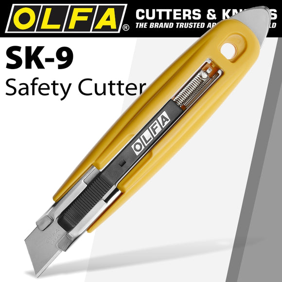 Image of a Olfa Safety Knife With Tape Slitter Box Opener Cutter