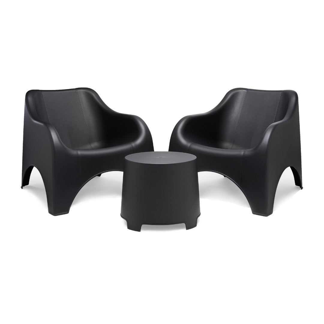 Image of a ECONOFURN Cloud 2 Seater & Table Patio Set - Anthracite 1