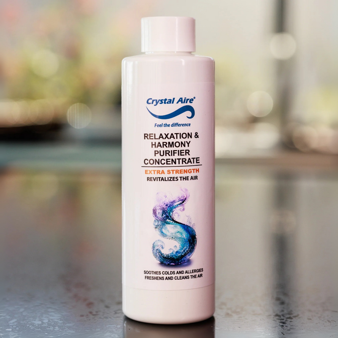 Image of a Crystal Aire 200ml Relaxation & Harmony Concentrate out of packaging