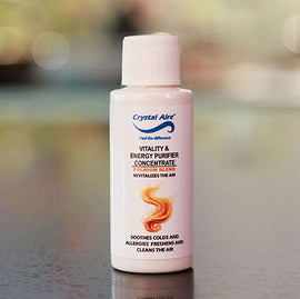 Image of a Crystal Aire 30ml Vitality and Energy Concentrate out of packaging