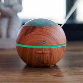 Image of a Crystal Aire Cool Mist Aroma Diffuser w/ LED Light Display WT-8016 out of packaging