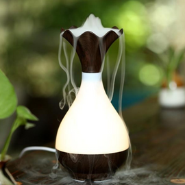 Image of a Crystal Aire Jady Pure Ambient Dark Wood Aroma Diffuser 95ml out of packaging