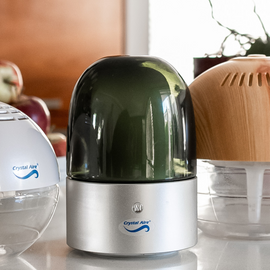 Image of a Crystal Aire Polaris Commercial Aroma Diffuser w/ App Control & 4 LED Colours out of packaging