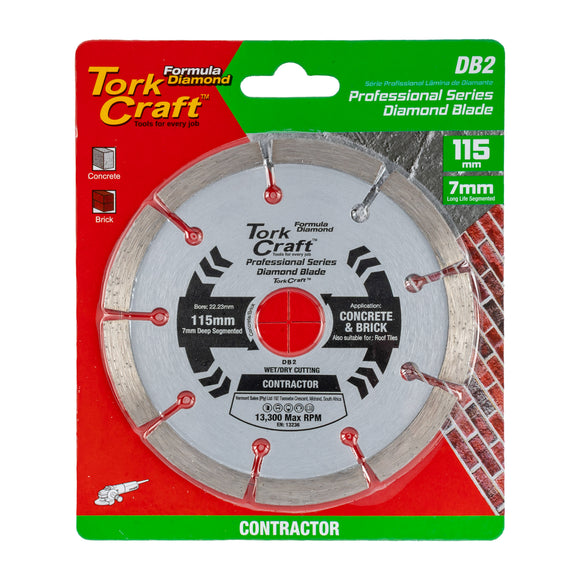 Image of a Tork Craft Diamond Blade Segmented 115mm