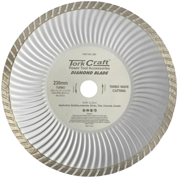 Image of a Tork Craft Diamond Blade Turbo 230mm