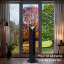 Crystal Aire Black Sterilization Tower Fan-1