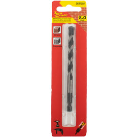 Image of a Tork Craft Drill Bit Masonry/Concrete 8.0mm Hex Shank 