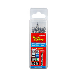 Image of a Tork Craft Drill Bit Precision-max Step Point 3.0mm HSS 10 Pack