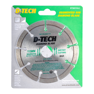 Image of a DIAMOND BLADE SEGMENTED MID. 115X22,23MM SCREED/CEM.BRICK/MASONRY