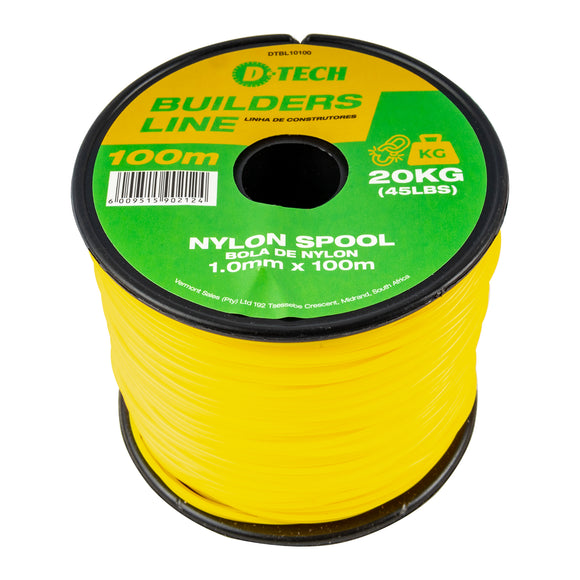 Image of a BUILDERS LINE 1.0MM X 100M NYLON SPOOL