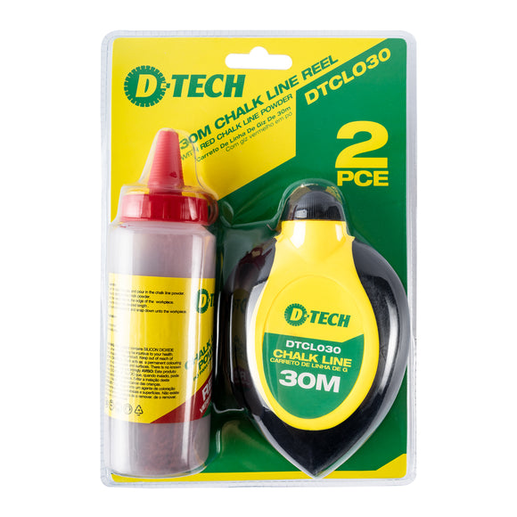 Image of a CHALK LINE 30M REEL ABS SHELL RED POWDER H/DUTY