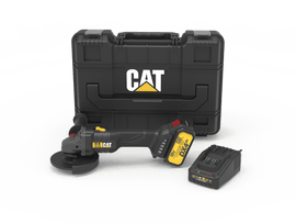 Cat Angle grinder 115mm 18V BL 1x4ah 1 x 2ah charger
