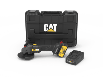 Cat Angle grinder 115mm 18V BL 1x4ah 1 x 2ah charger