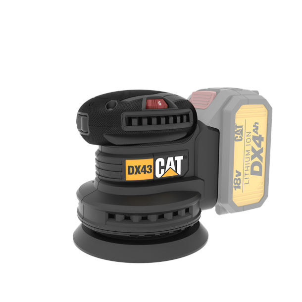 Cat Orbital Sander BL 125mm 18V TOOL ONLY