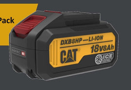 Cat Battery Pack-Lithium 8Ah 18V Hi-Performance ICE Battery - 0