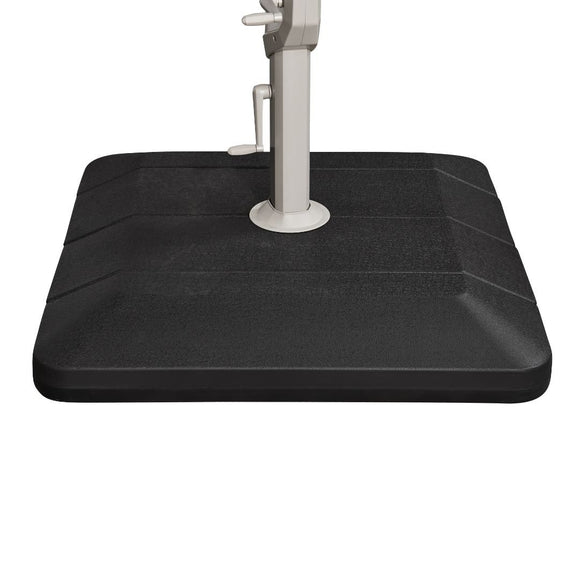 Image of a CASA CALORE Roma Deluxe 3.5m Cantilever Umbrella with Base 360deg turn & side-side tilt 2