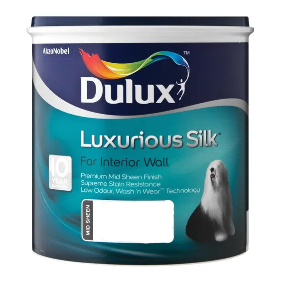 Image of Dulux Luxurious Silk 1lt on white background